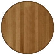Tappeto del soggiorno | Tappeto Rotondo Marrone 100 cm in Bamb¨´