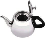 Bollitore 1,5 l/2 l - Acciaio Inox 304 - Sostenibile - Filtro - Maniglia Ergonomica - Facile da Pulire