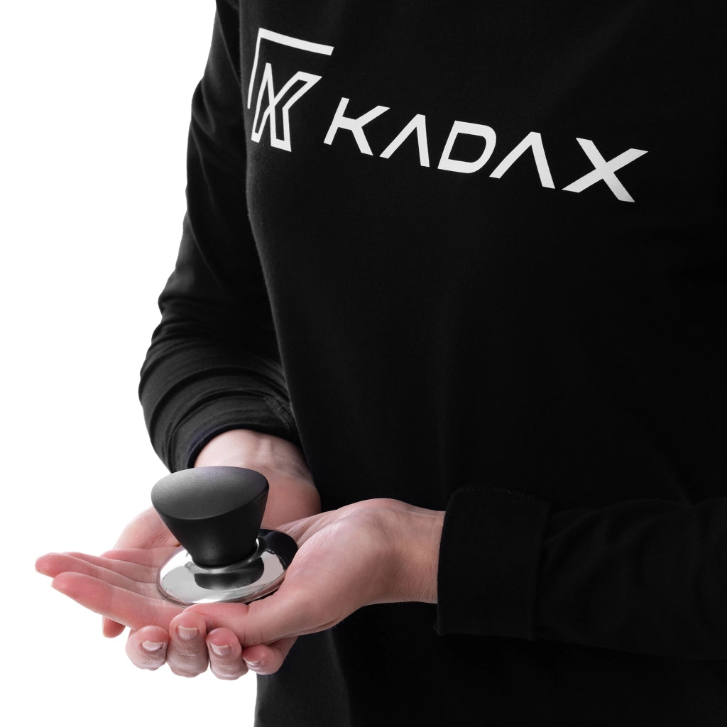 Pomello per coperchio KADAX, pomello per coperchio pentola, pomello per padella, nero, 4 pezzi