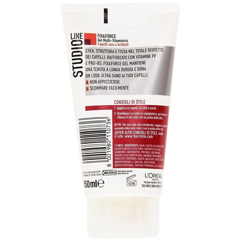 STUDIO LINE GEL MULTIVITAMINICO FISSAGGIO IPERFORTE 150 ML