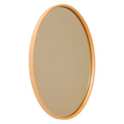 Giancaxio, Specchio Forma Ovale, 45x60h cm Marrone Rovere