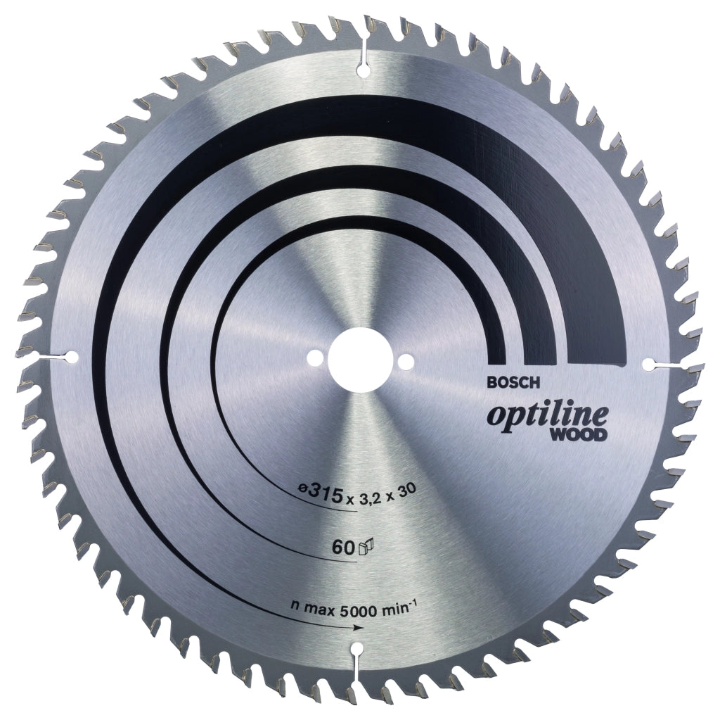 2608640651 - Lama per sega circolare Optiline Wood 315 x 30 x 3,2 mm, 60