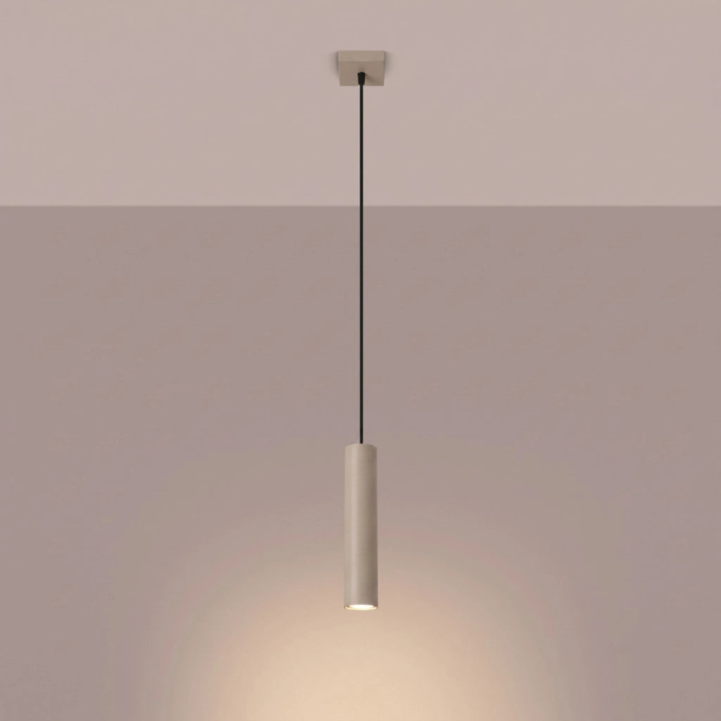 Lampada a sospensione LAGOS 1 taupe