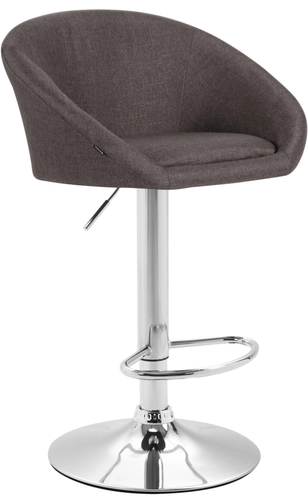 Sgabello Miami V2 in tessuto grigio scuro