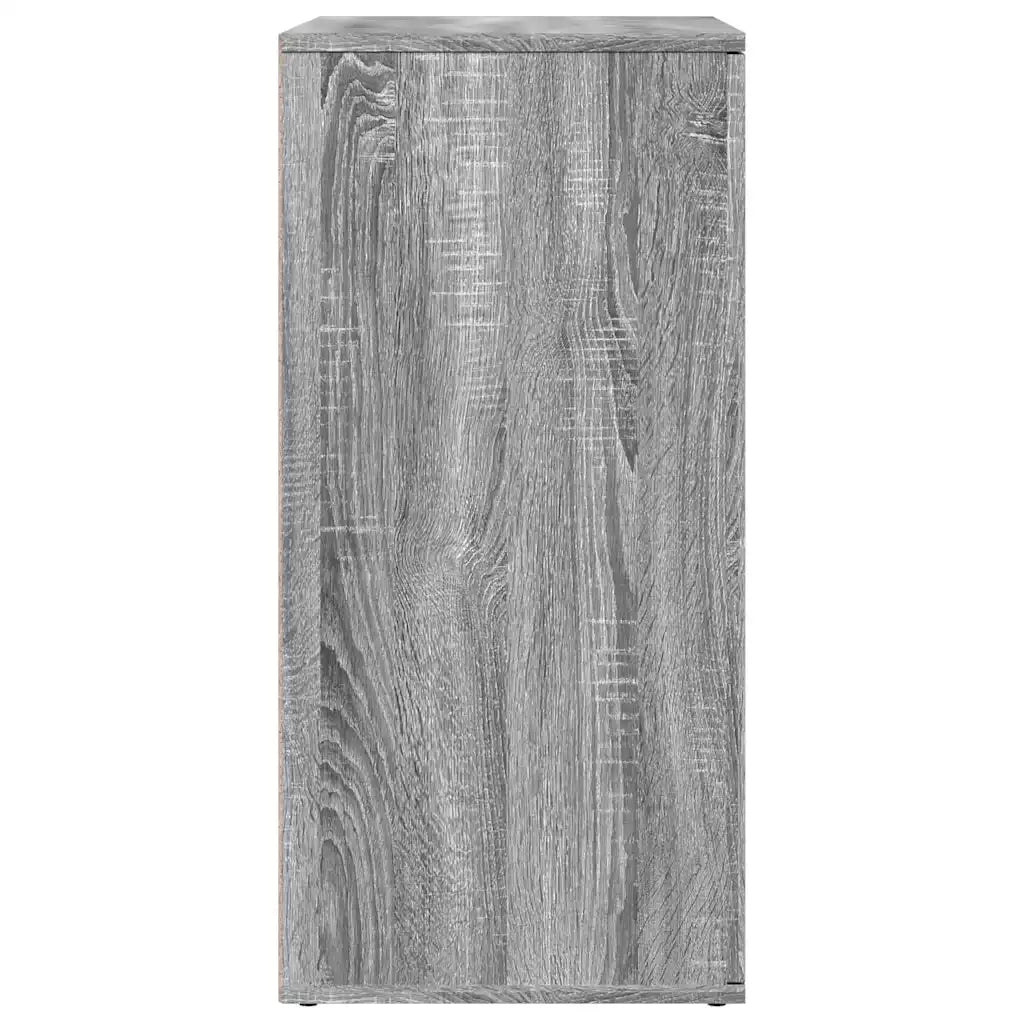 Credenze 2 pz Grigio Sonoma 79x38x80 cm in Legno Multistrato