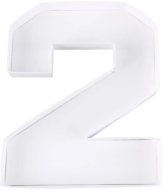 Decorazione per compleanni - Scatola per numeri in papier-maché - Rasoio da barba leggero - Decorazione per tavola da festa - Stabilità - Dimensioni 25 cm - Decorazione numerica