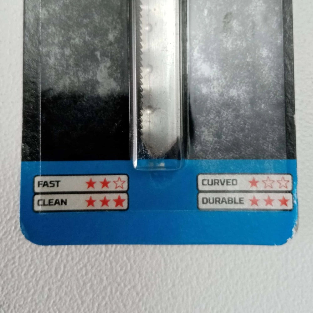 Benman lame attacco bosch da 180/200mm per seghetto alternativo per ferro dentatura fine - blister da 5 lame