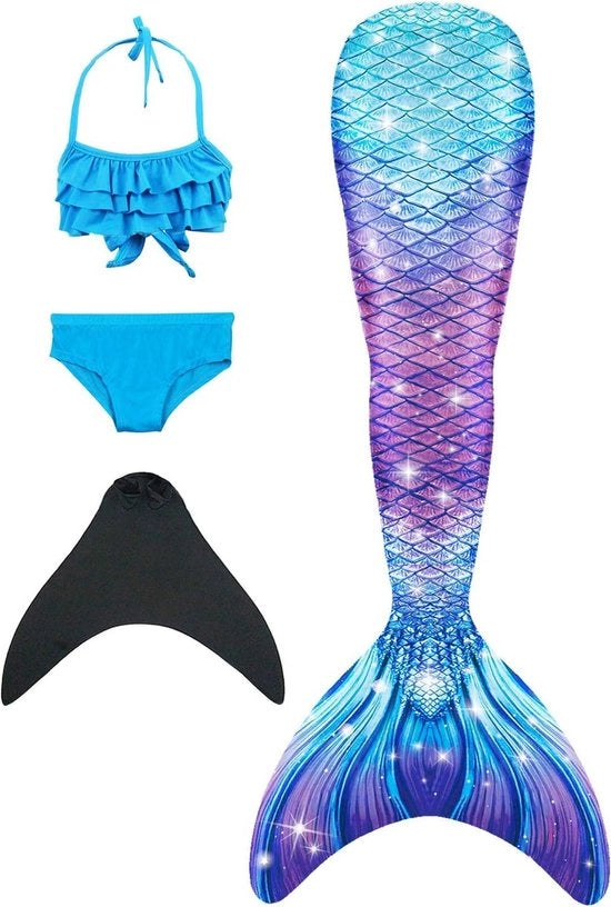 Costumi da bagno per bambine con disegno zeemeermin