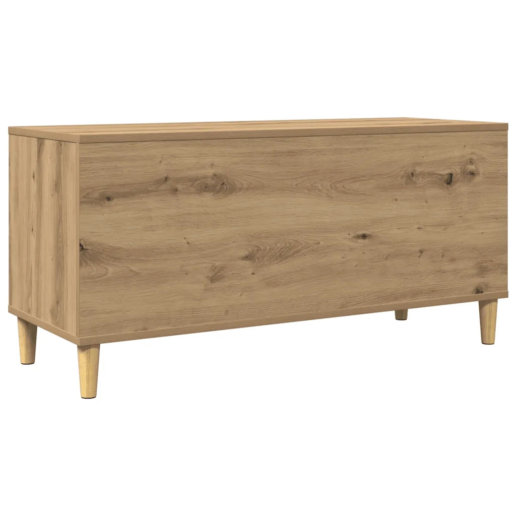 Mobile Porta Dischi Rovere Artigianale 100x38x48 cm Multistrato CFW9530718