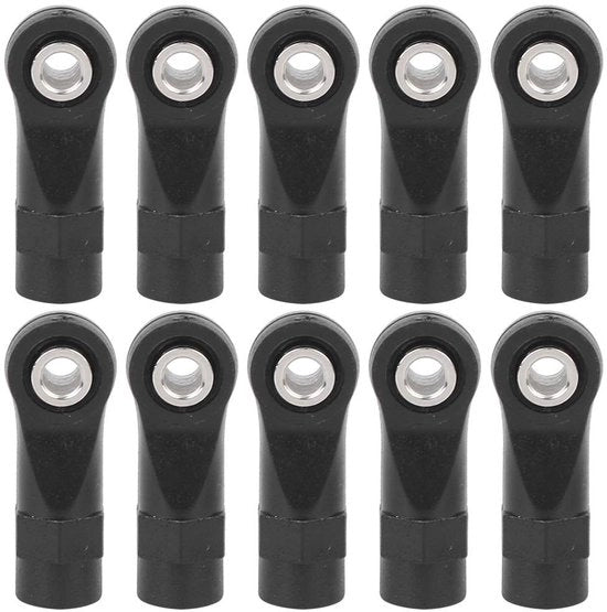 Set di Asta di Collegamento 10 Pezzi - Kunststof/Staal - Adatto per Auto RC 1/10 - Prestazioni Migliorate - Installazione Facile - Materiale Antisfregamento - Componenti Auto RC
