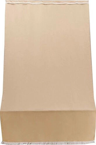 TENDA DA SOLE BEIGE PER PORTA 140X250 CON OCCHIELLI IN METALLO