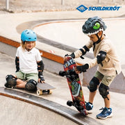 Mini skateboard con tavola in legno - skateboard con ruote in plastica - design di adesivi