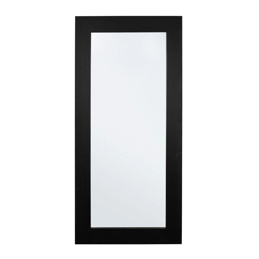 Specchio Rettangolare Legno Nero Moderno da Interno 82x172 - YOUNG