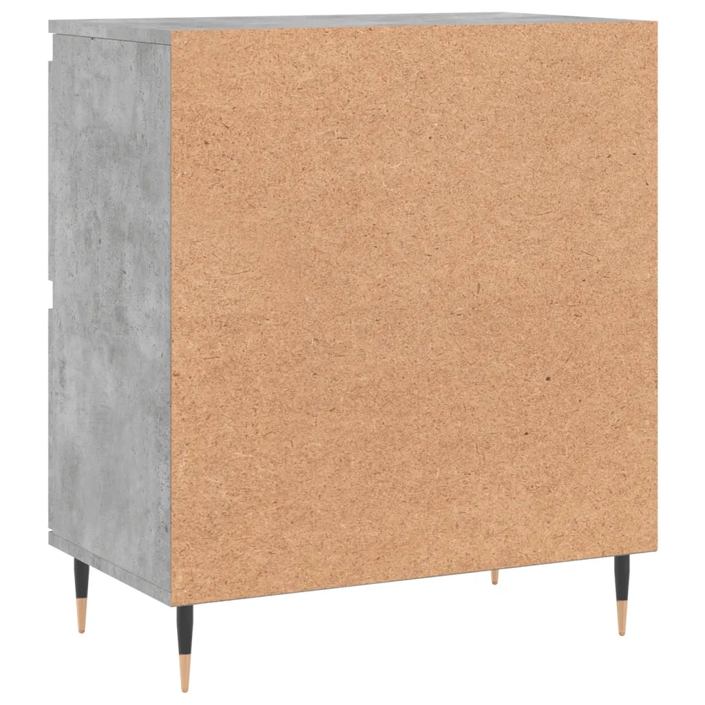 Credenza-Buffet-Armadio da cucina Grigio Cemento 60x35x70 cm in Legno Multistrato 935974