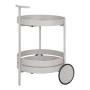 Carrello Beja, Grigio, Metallo, 42x40x61 cm