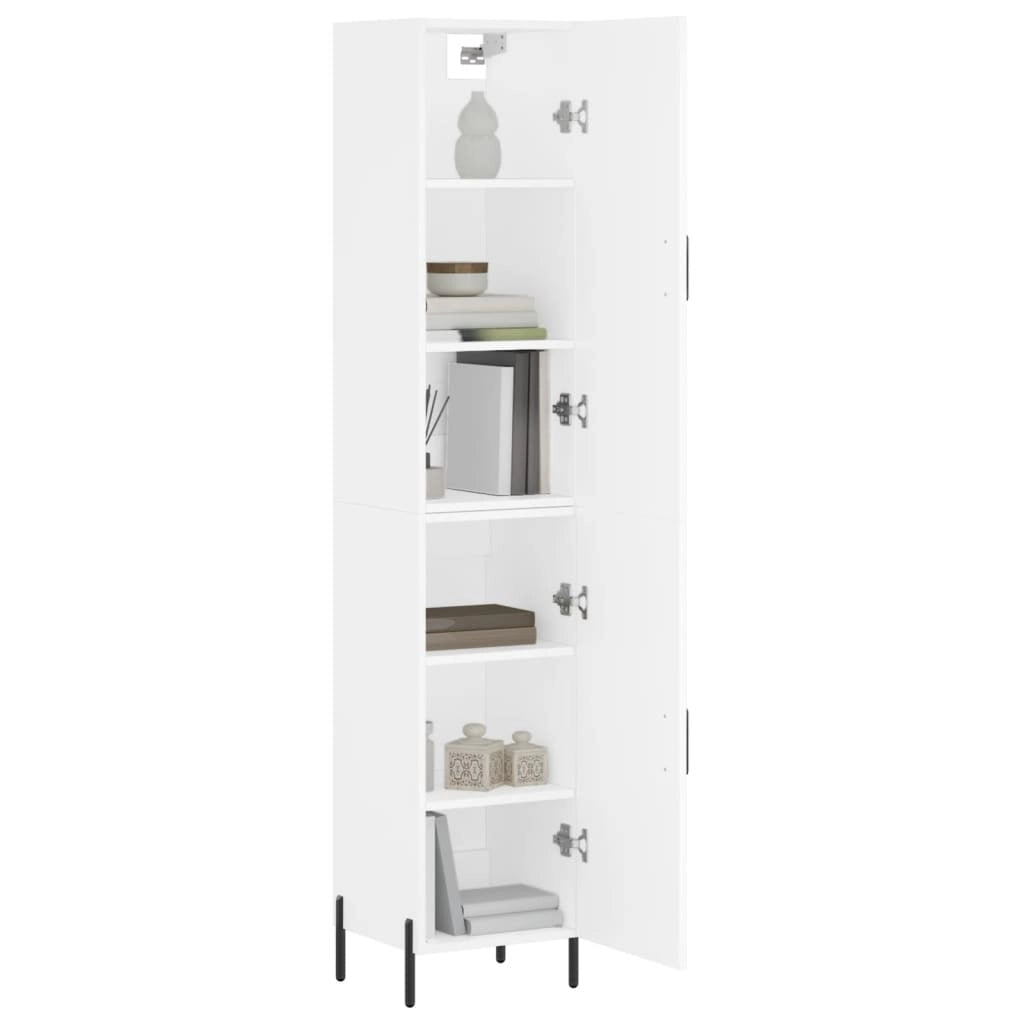 Credenza Bianca 34,5x34x180 cm in Legno Multistratocod mxl 125608