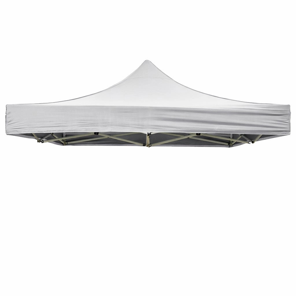 Tetto di Ricambio Impermeabile per Gazebo 2x2 m Market in Tessuto Oxford Bianco