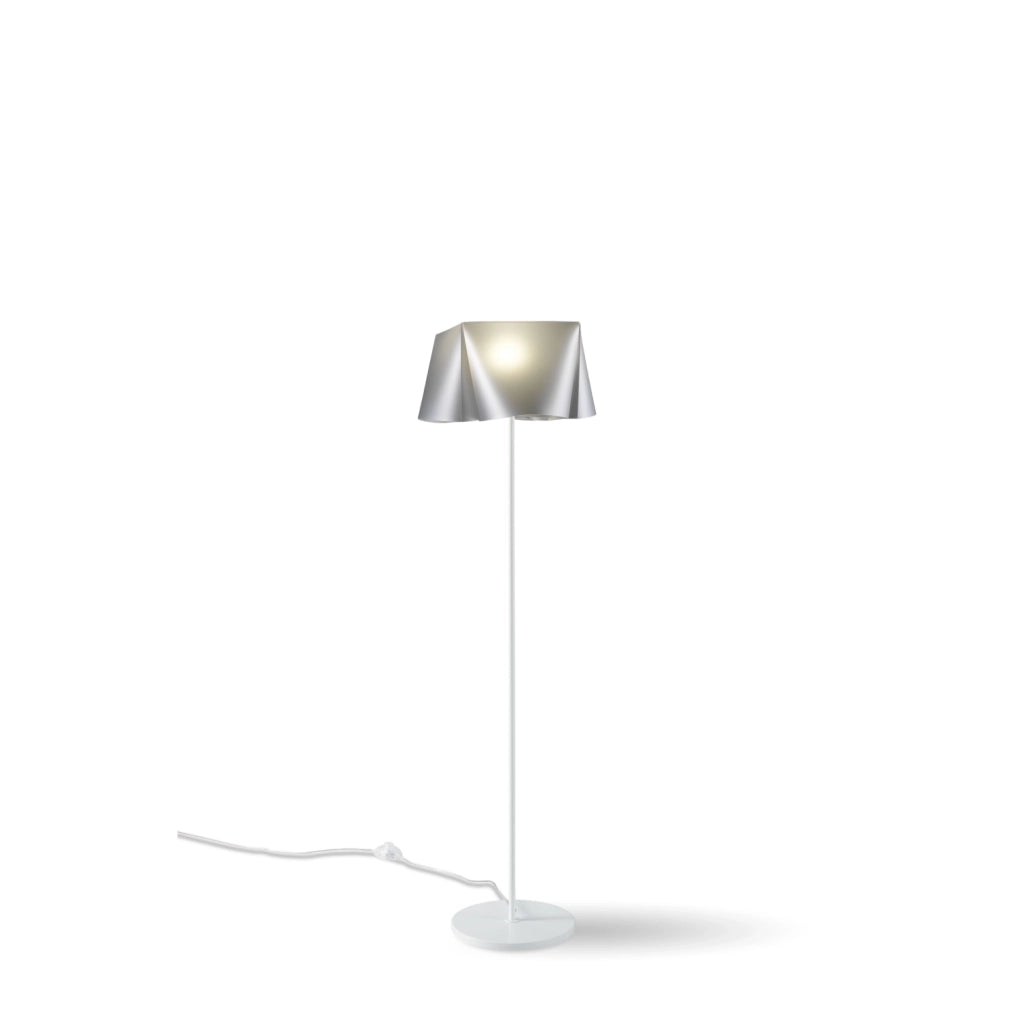 Piantana Moderna Wanda Polilux ® Argento E Metallo 1 Luce E27