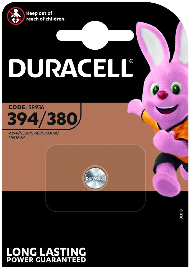 Duracell PILA SILVER OXIDE SPECIALISTICA BOTTONE 394 1 PZ. 10.00 pz