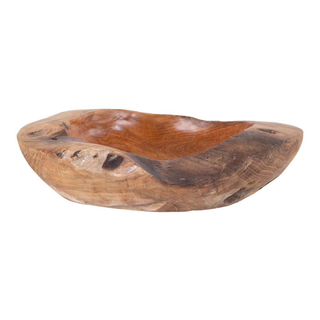 Vassoio Rio, Marrone, Legno, 30x30x10 cm