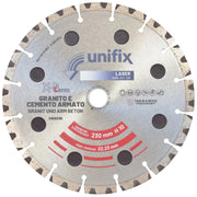 Disco diamantato x-term laser per taglio di materiali duri Ø 230 h 10 x 2,5 mm