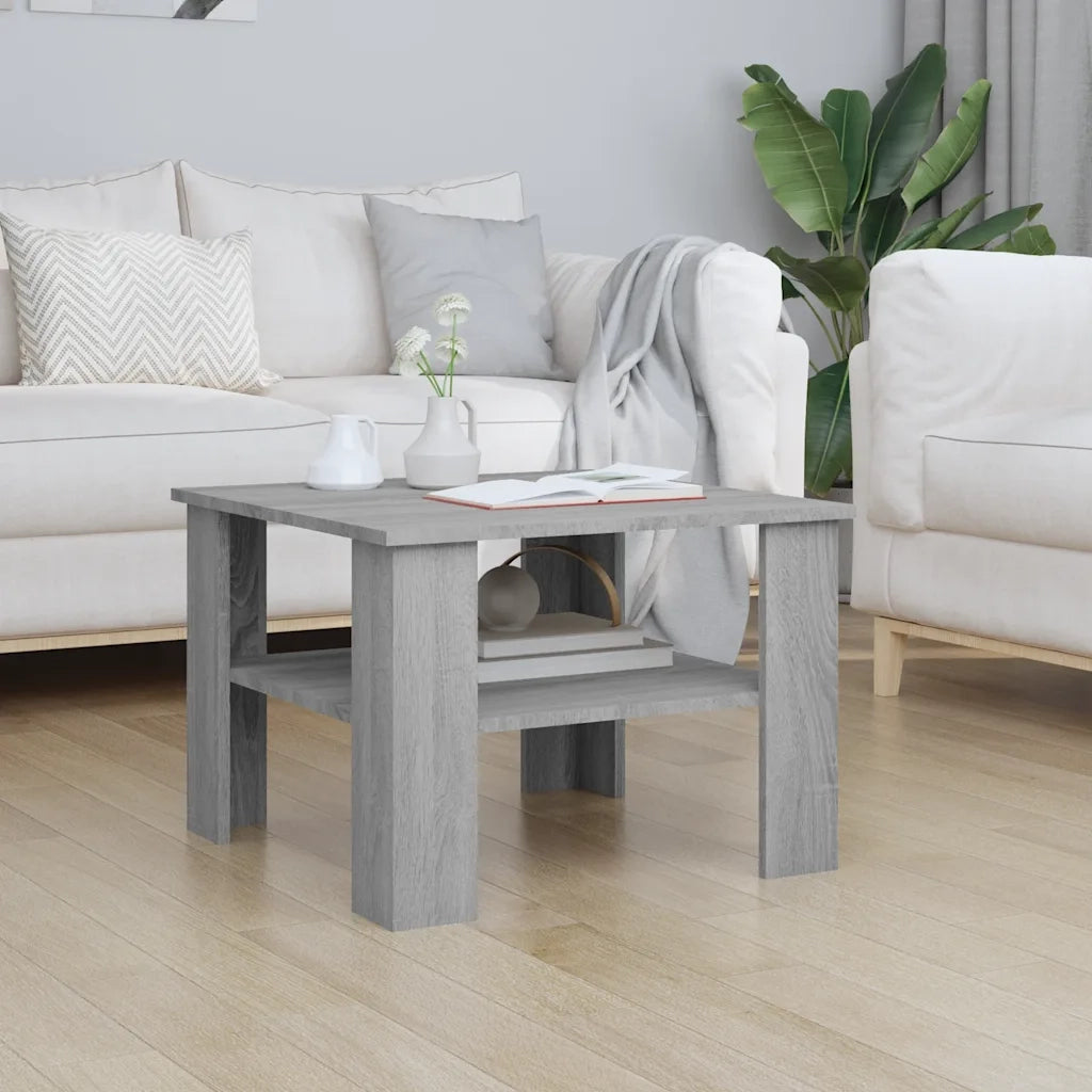 Tavolino da Salotto Grigio Sonoma 60x60x42 cm Legno Multistrato	 cod mxl 6662