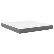 Letto matrimoniale | Letto per adulti | Materasso da Letto Grigio chiaro 180 x 200 cm Tessuto