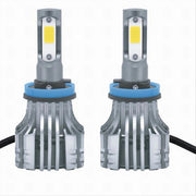 Trade Shop - Coppia Lampadine Led H11 Auto Luce Bianca Fredda 6500k 12000lm Attacco 40w T2-h11 -