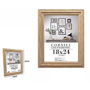 Trade Shop - Cornice Per Foto Porta Fotografie Quadri Tele 18x24cm Modello Legno Chiaro 71625 -