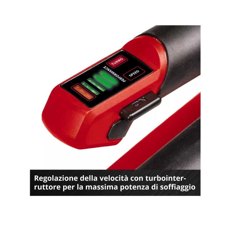 SOFFIATORE A BATTERIA EINHELL GP-LB 18/200 LI E-SOLO 18V BATERIA ESCLUSA