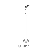 R PALO H X GAZEBO IN ACCIAIO MT.3X4 ARMONIA YF-3246- 1,0 pz