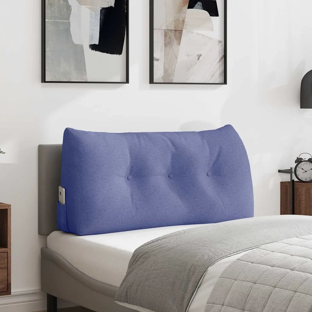 Cuscino per Schiena Blu jeans 100 x 24 x 50 cm Tessuto
