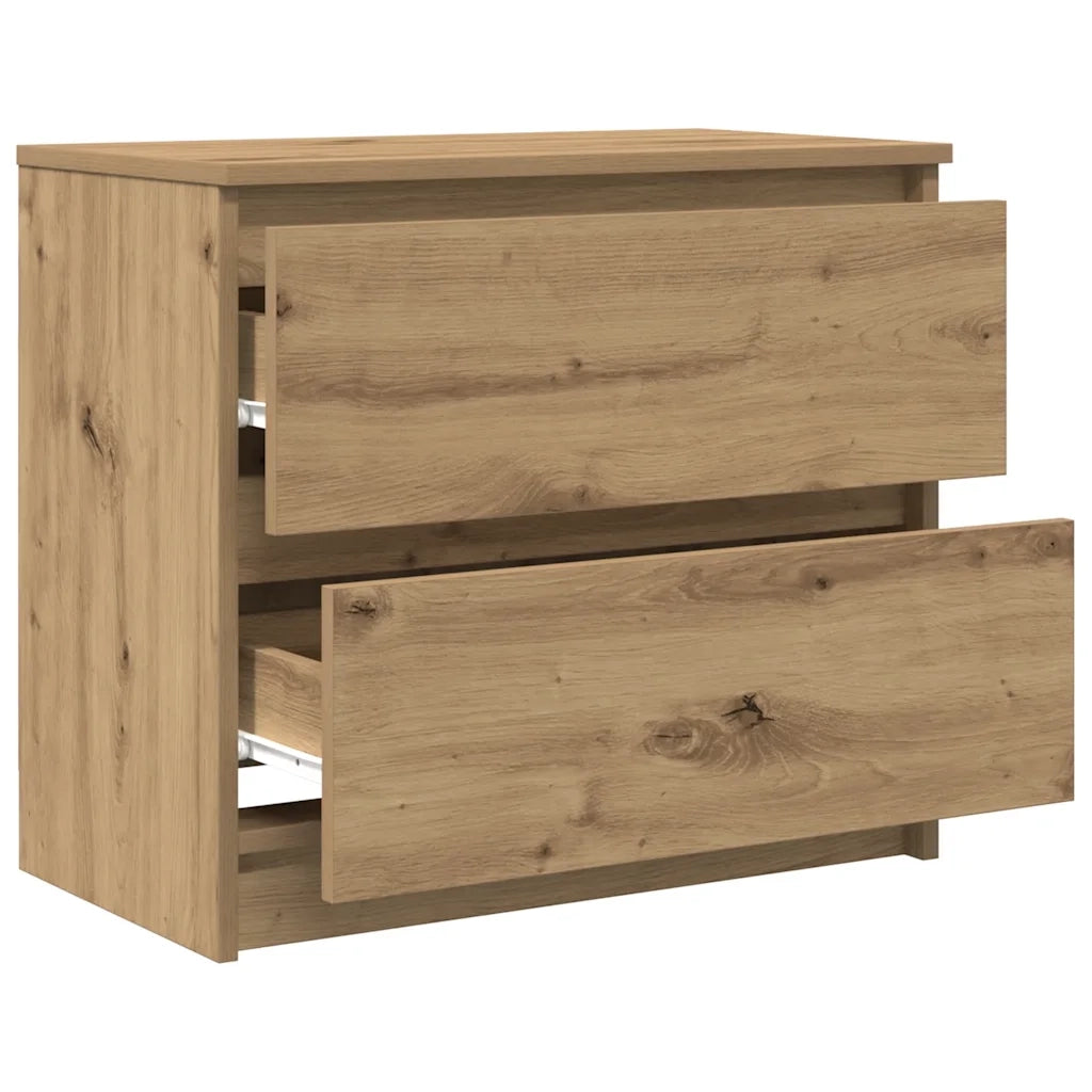 Mobile TV Rovere Artigianale 60x35x54 cm in Legno Multistrato 861786