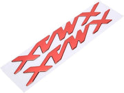 Emblemi per Motocicletta - Sticker 3D - Resistenti e Flessibili - Rosso - Etichetta di Marca per Motocicletta - Modelli Unici - Adatti per...