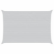Vela Parasole | Telo Ombra | Vela da ombra solare Grigio chiaro e bianco 6 x 4 m