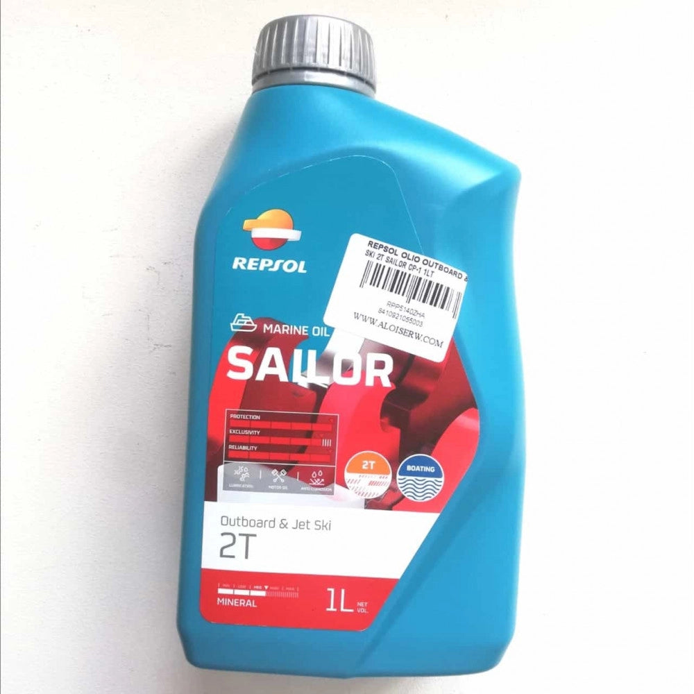 Repsol sailor outboard & jet ski 1lt olio nautico 2t cp-1 per moto scooter d'acqua