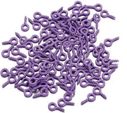 Lacchi a occhi paesi - Colore: blu - Dimensioni: 4 x 8 mm - 200 pezzi - Adatti per piccoli progetti artigianali