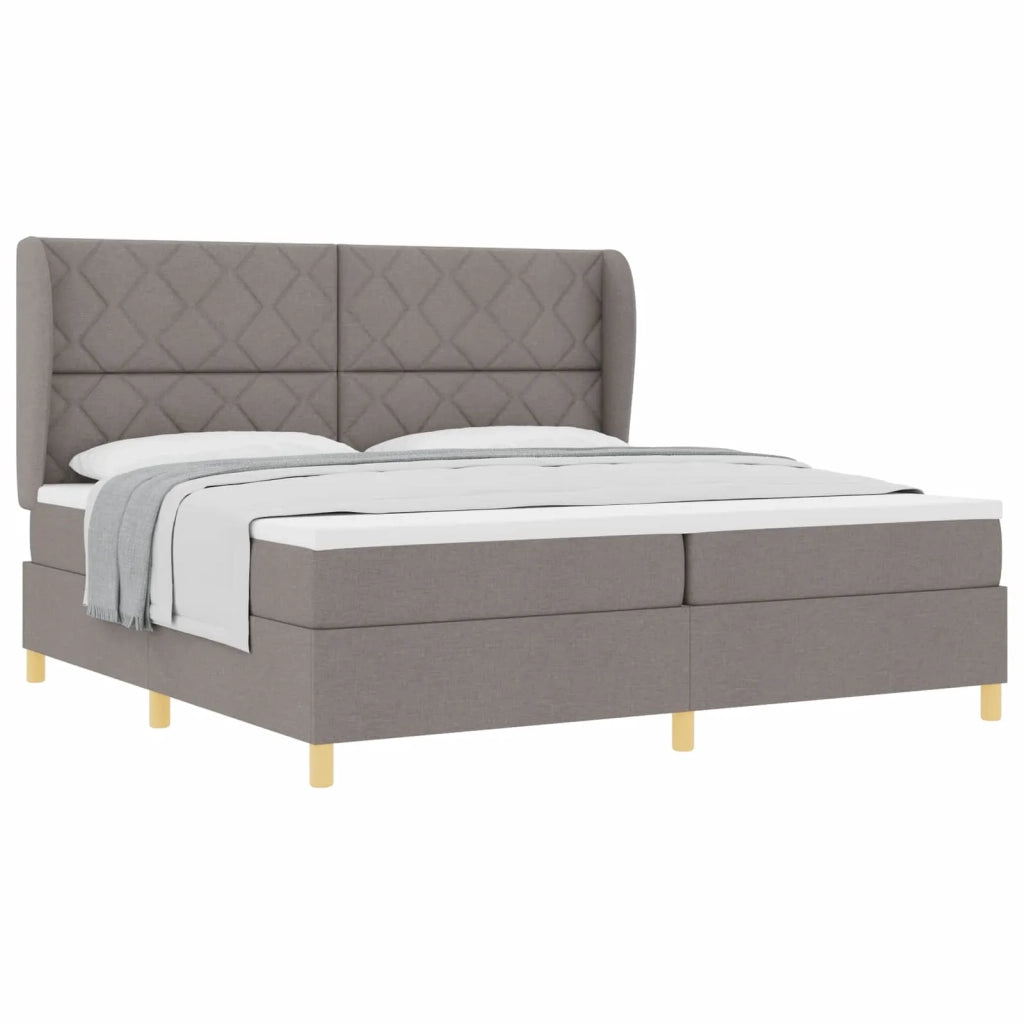 Letto a molle con materasso Talpa 200 x 200 cm Tessuto 3340841
