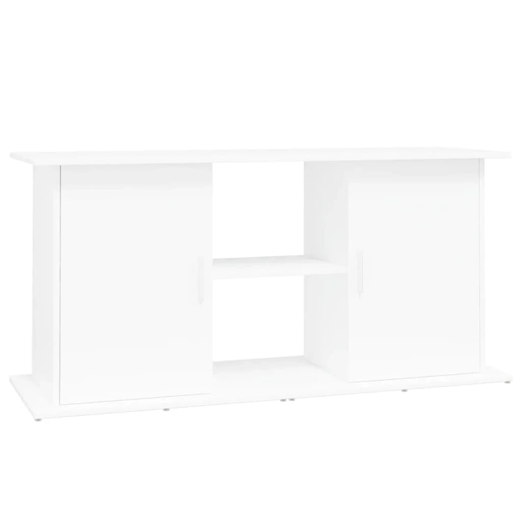 Base per mobiletto per acquario 121 x 41 x 58 cm legno ingegnerizzato bianco 02_0045051