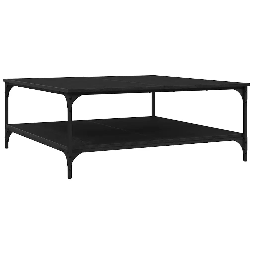 Tavolino da salotto Rovere nero 100 x 100 x 40 cm 883502