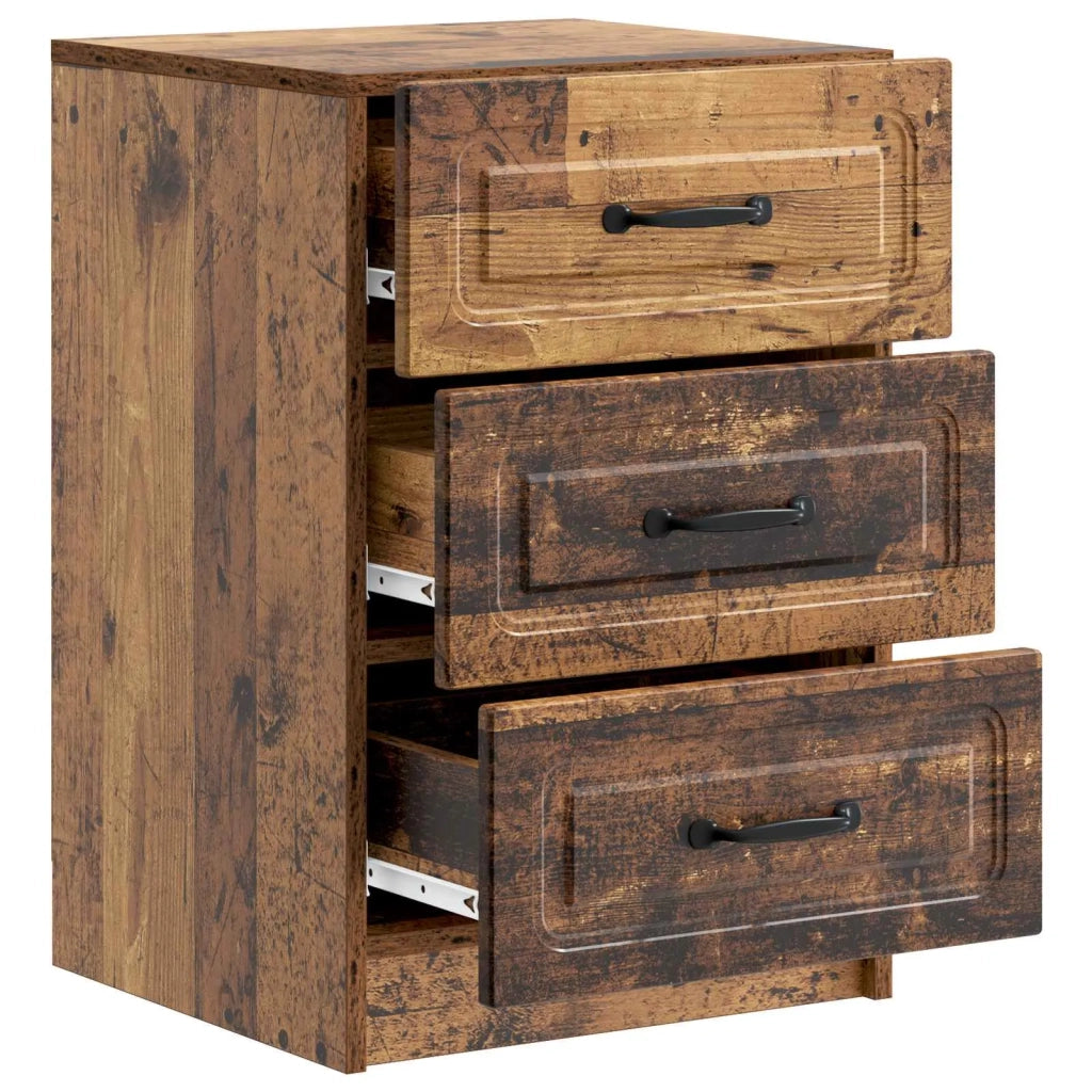 Armadio da Notte con cassetto Legno antico 43 x 41 x 63,5 cm