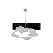 RIPPLES SOSPENSIONE D.50 CM. 1 LUCE GRIGIO 1158-S50-GR