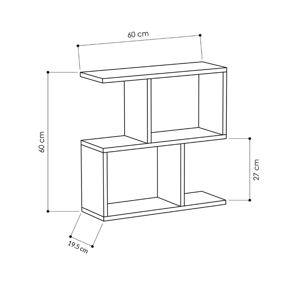 Tavolino da salotto grigio Homemania 60x19,5x60H – Design moderno e versatilità in un solo complemento d'arredo