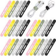 30 Stuks Cavi elettrici Siliconei Riciclabili per Organizzazione dei Cavi