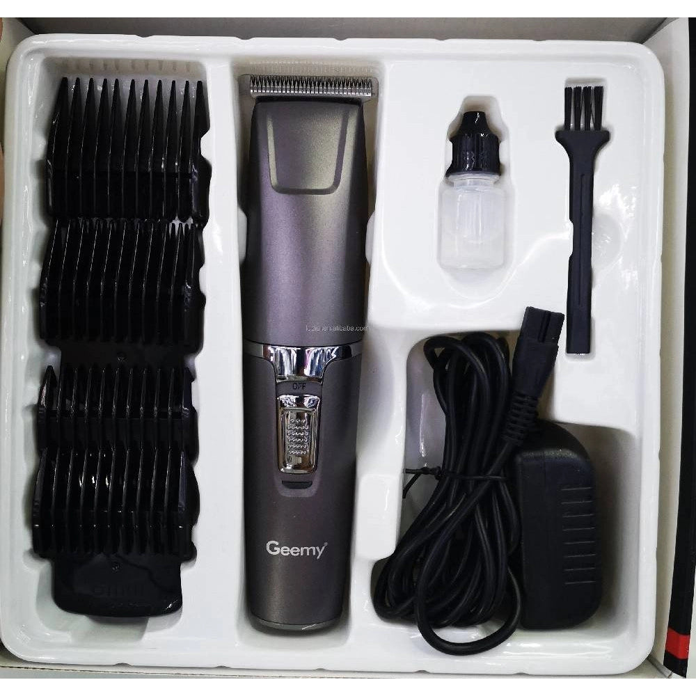 Trade Shop - Tagliacapelli Elettrico Rasoio Professionale A Batteria Testina Rotante Gm666 -