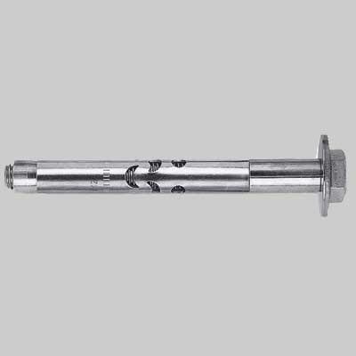 ANCORANTE PASSANTE IN ACCIAIO CON VITE T.E. E ROSETTA LARGA - FSL 8x60/15 S 8.8 GS - 1 confezioni - FISCHER