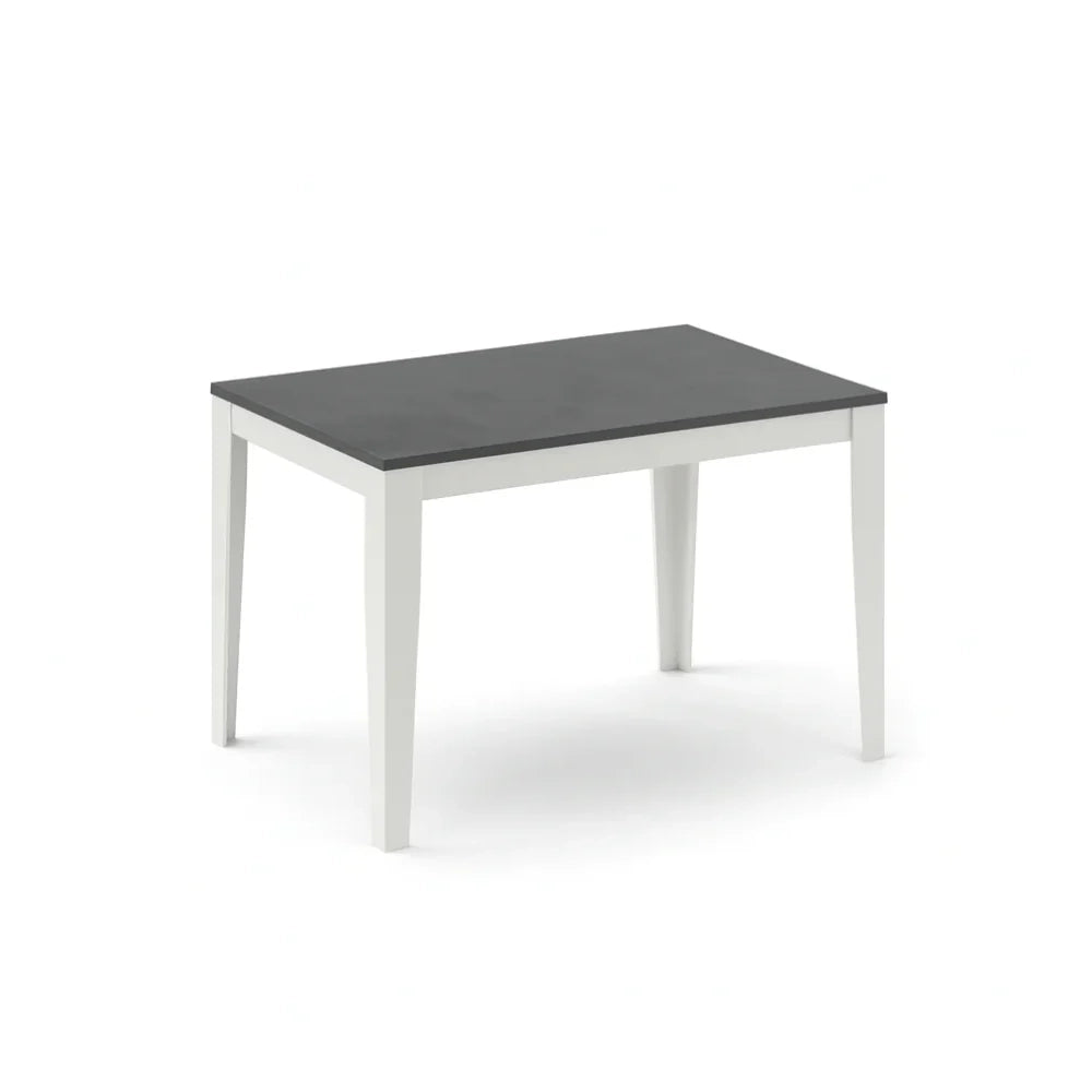 Tavolo da pranzo allungabile effetto cemento grigio Moon 130-290x80 cm fino a 12 posti Made in Italy | Duzzle