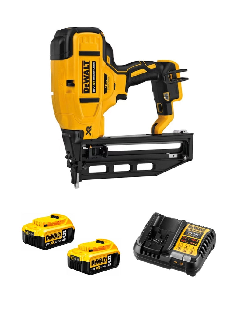 Chiodatrice DeWALT DCN662P2-SK (2 x 5,0 Ah + DCB1104)