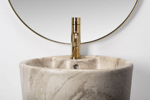 Lavabo Monolitico Blanka Natural Matt
