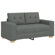 Divano | Divano da soggiorno | Sofa Divanetto Grigio Scuro 160x77x82 cm in Tessuto